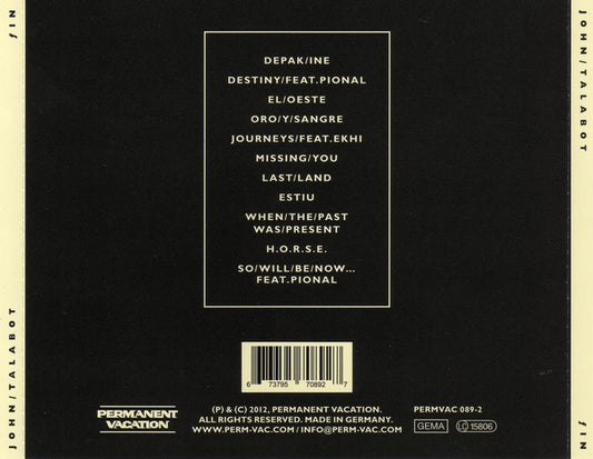 John Talabot : ƒIN (CD, Album)