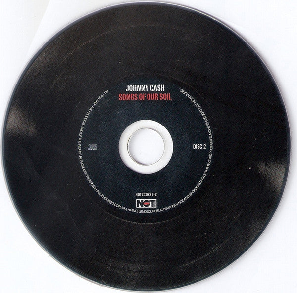 Johnny Cash : Songs Of Our Soil (2xCD, Album, Comp, RE)