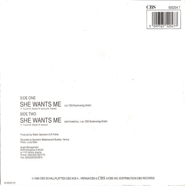 El Fisher : She Wants Me (7", Single)