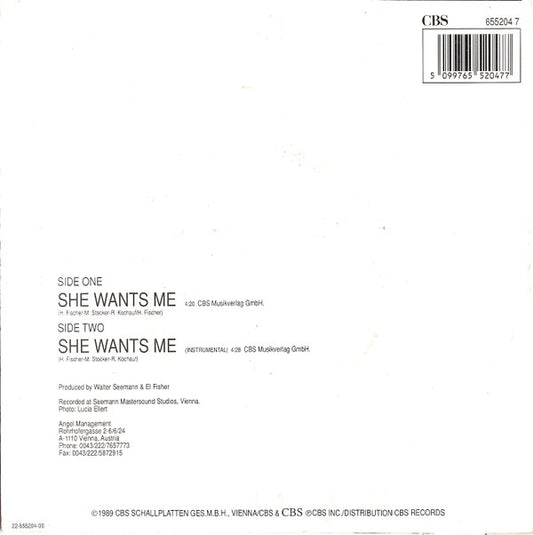 El Fisher : She Wants Me (7", Single)