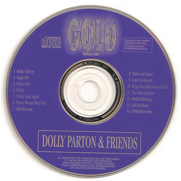 Dolly Parton : Dolly Parton & Friends (CD, Comp)