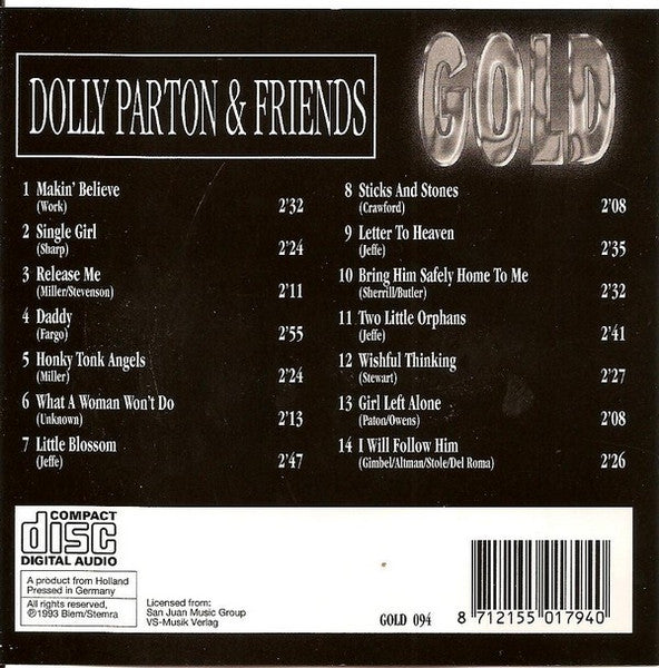 Dolly Parton : Dolly Parton & Friends (CD, Comp)