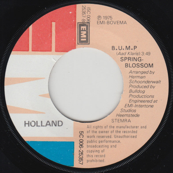 Springblossom : The White Shark / Bump (7", Single)
