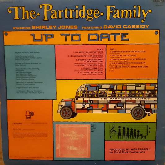 The Partridge Family Starring Shirley Jones (2) Featuring David Cassidy : Up To Date (LP, Album)