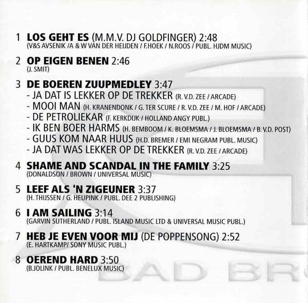 Bad Brothers (3) : De Poppen Aan 'T Dansen (CD, Album)