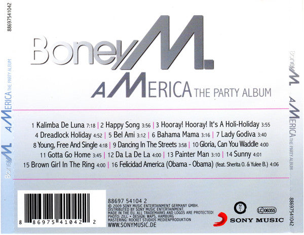 Boney M. : America The Party Album (CD, Comp)