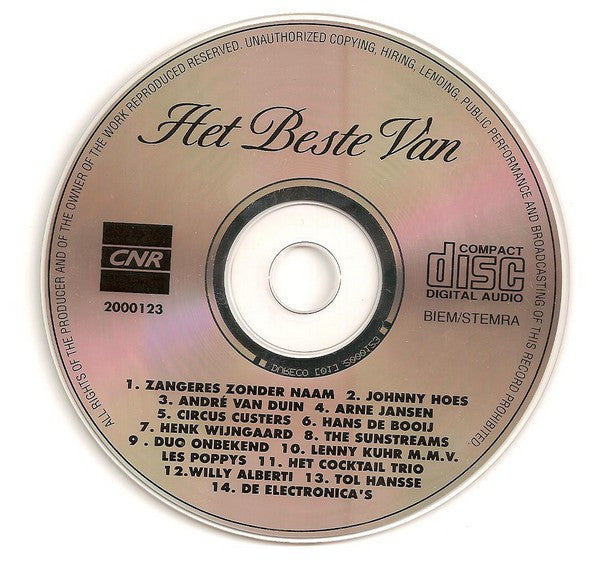 Various : Het Beste Van (CD, Comp)