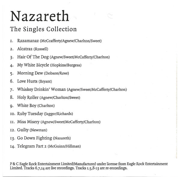 Nazareth (2) : The Singles Collection (CD, Comp)