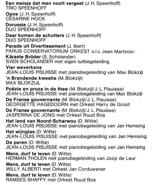 Wim Ibo : En Nu De Moraal Van Dit Lied - 75 Jaar Nederlands Cabaret (Box, Comp + 2xLP, Comp, Mono)