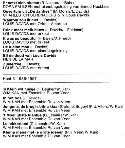 Wim Ibo : En Nu De Moraal Van Dit Lied - 75 Jaar Nederlands Cabaret (Box, Comp + 2xLP, Comp, Mono)