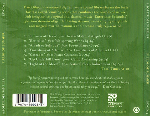 Dan Gibson : Fields Of Summer (CD, Comp)