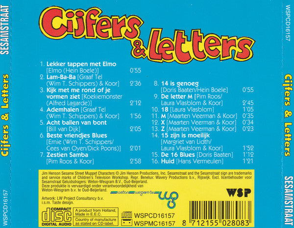 Sesamstraat : Cijfers & Letters (CD, Album)