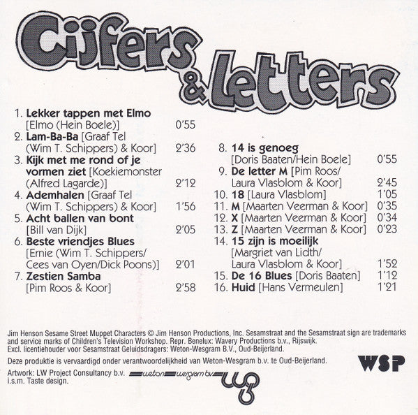 Sesamstraat : Cijfers & Letters (CD, Album)