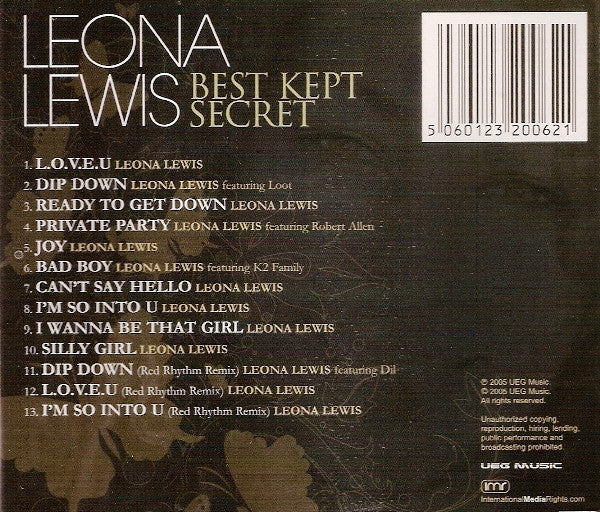 Leona Lewis : Best Kept Secret (CD, Album)