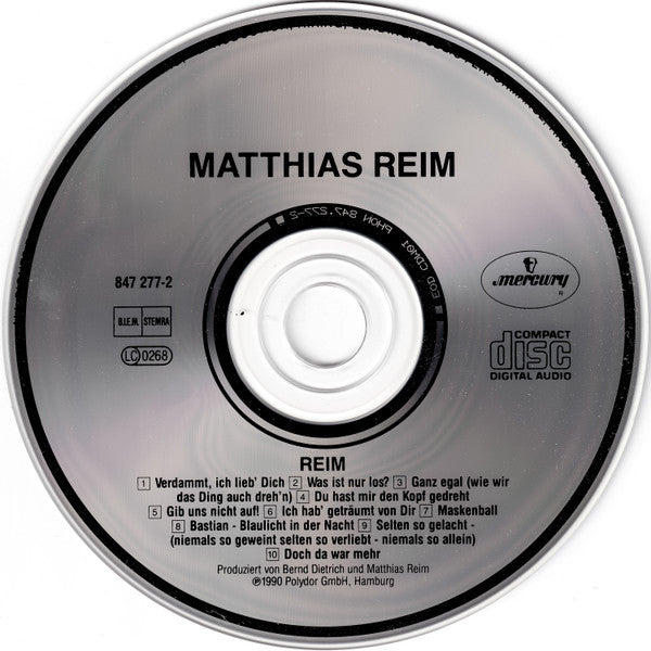 Matthias Reim : Reim (CD, Album)