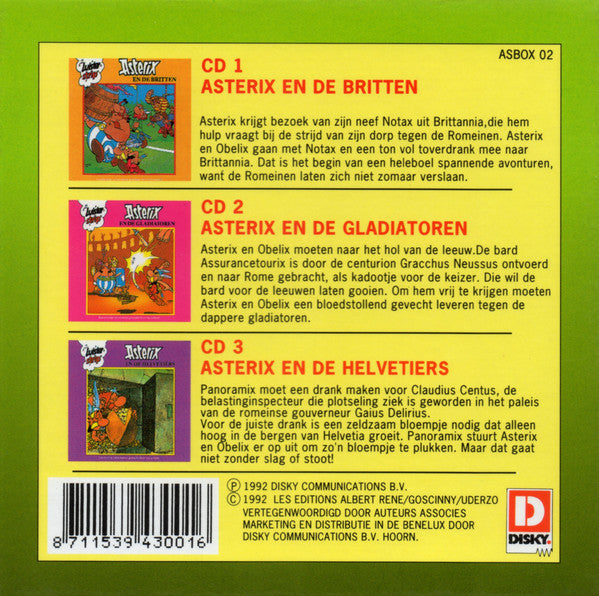 Various : Asterix Luisterstrip Avonturen! (3xCD)