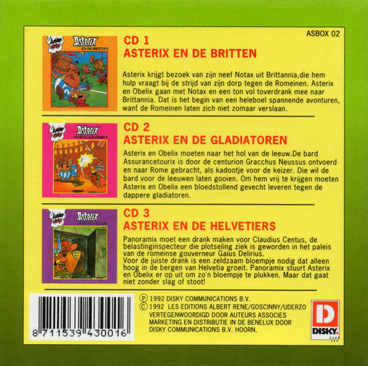 Various : Asterix Luisterstrip Avonturen! (3xCD)