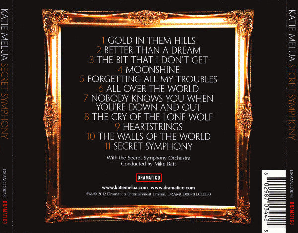 Katie Melua : Secret Symphony (CD, Album)
