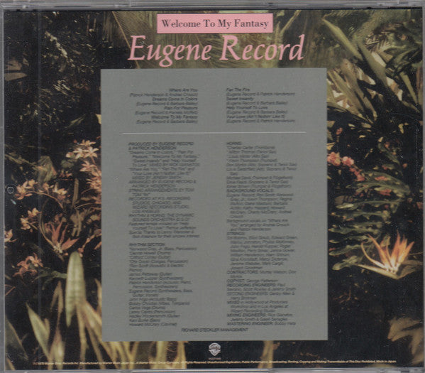 Eugene Record : Welcome To My Fantasy (CD, Album, RE, RM, SHM)