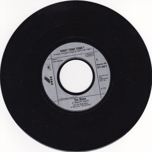 Tony! Toni! Toné! : The Blues (7", Single)