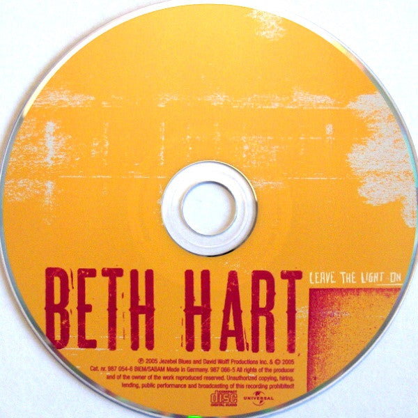 Beth Hart : Leave The Light On (2xCD, Album, RE)