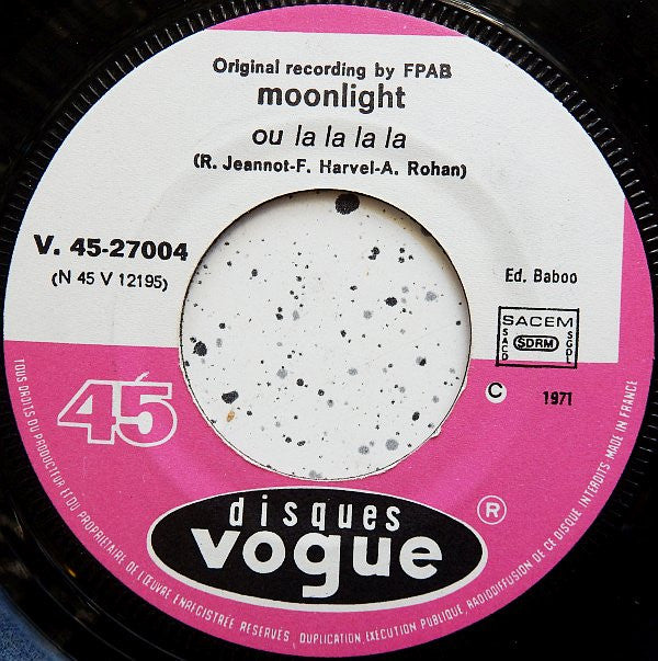 Moonlight (12) : Venitian Adagio (7", Single)