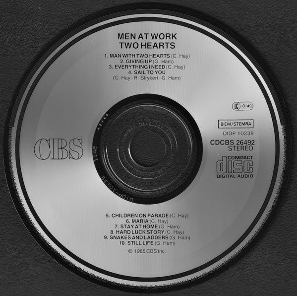 Men At Work : Two Hearts (CD, Album)