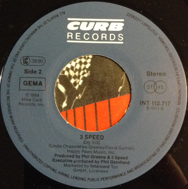 3 Speed : Back On The Street (7", Single)