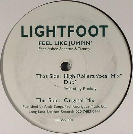 Lightfoot Ft. Asher Senator & Tammy : Feel Like Jumpin (12")