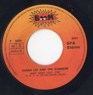 Sarah Lee And The Bombers : I Lost My Heart To A Starship Trooper (7", Single)