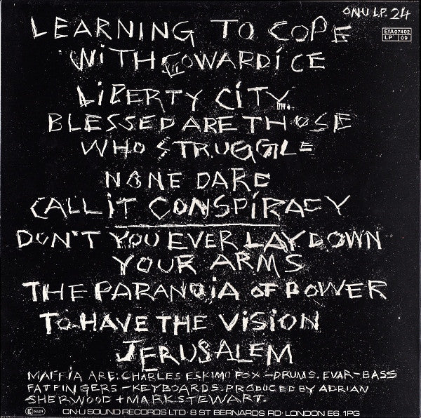 Mark Stewart And The Maffia : Learning To Cope With Cowardice (LP, Album)