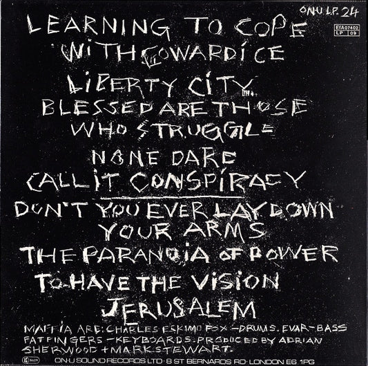 Mark Stewart And The Maffia : Learning To Cope With Cowardice (LP, Album)