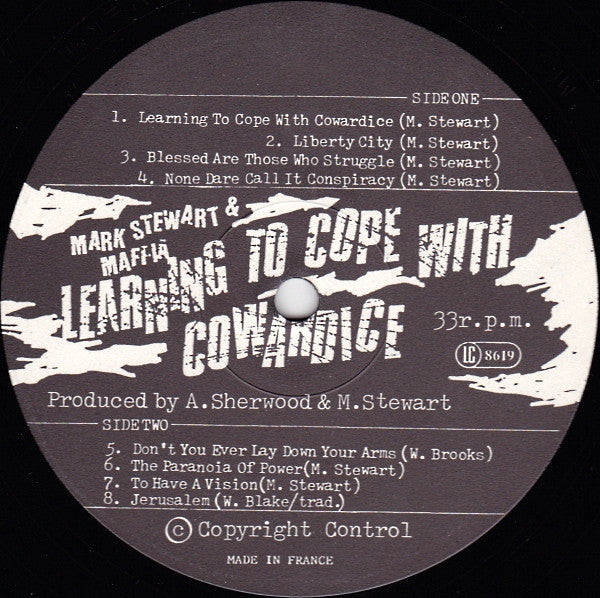 Mark Stewart And The Maffia : Learning To Cope With Cowardice (LP, Album)