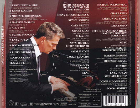 David Foster : Hit Man Returns (David Foster & Friends) (CD, Album + DVD-V, NTSC)