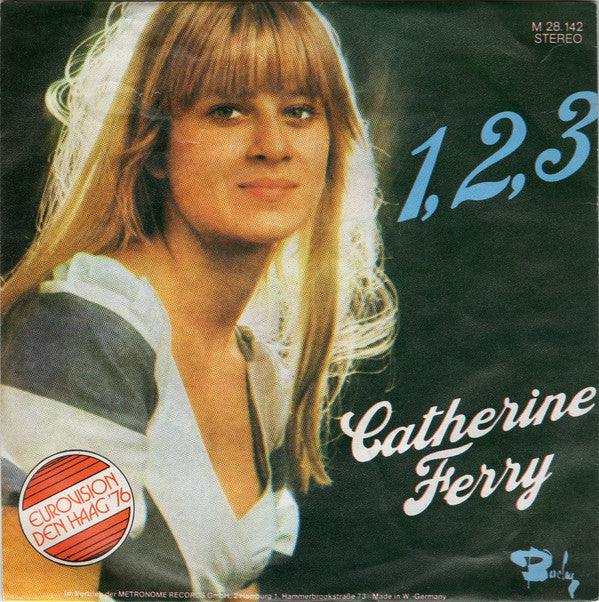 Catherine Ferry : 1, 2, 3 (7", Single)