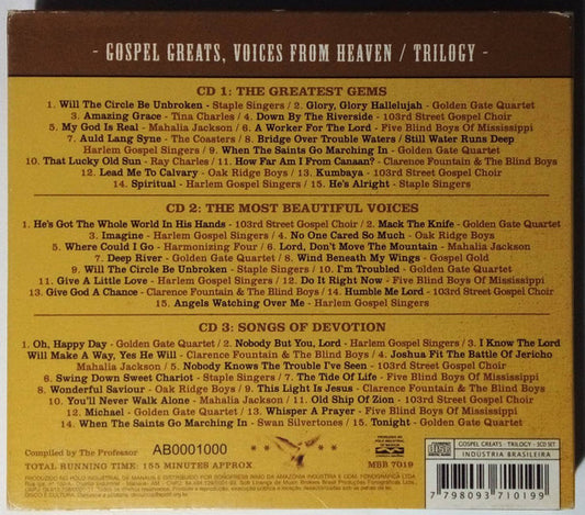 Various : Gospel Greats - Voices From Heaven - Trilogy (3xCD, Comp, RP)