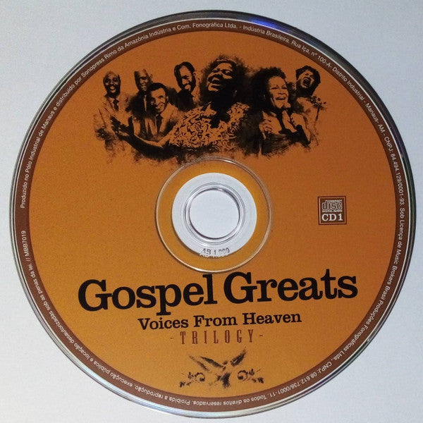 Various : Gospel Greats - Voices From Heaven - Trilogy (3xCD, Comp, RP)