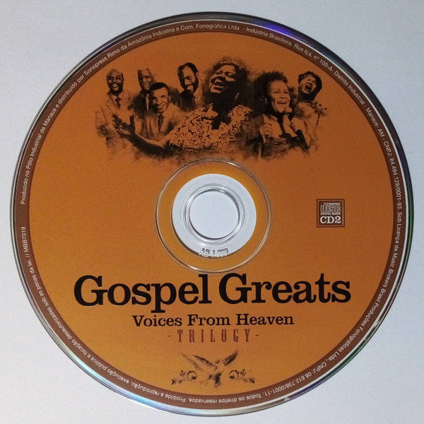 Various : Gospel Greats - Voices From Heaven - Trilogy (3xCD, Comp, RP)