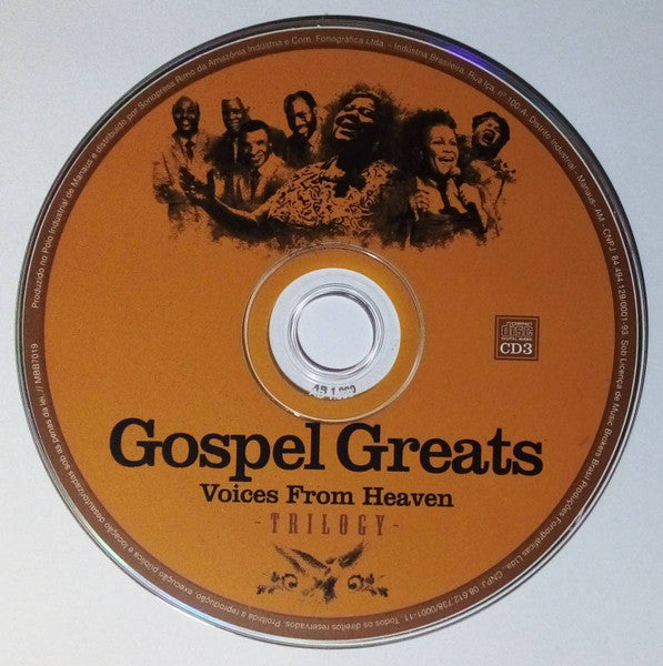 Various : Gospel Greats - Voices From Heaven - Trilogy (3xCD, Comp, RP)