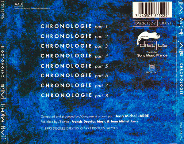 Jean-Michel Jarre : Chronologie (CD, Album)