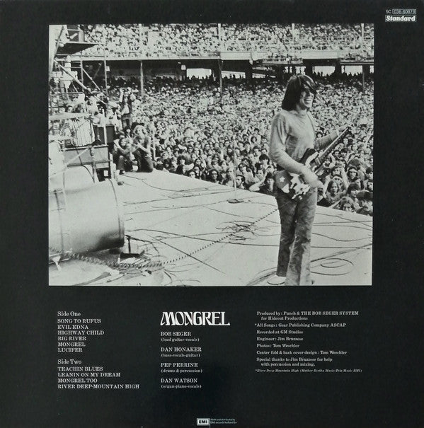 Bob Seger System : Mongrel (LP, Album, RE)