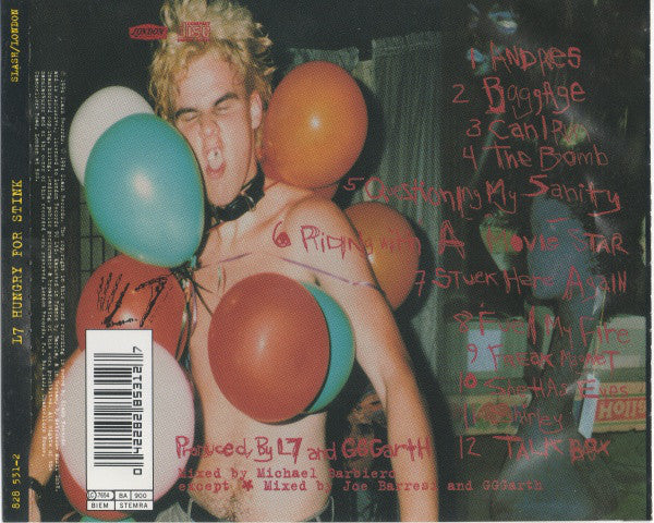 L7 : Hungry For Stink (CD, Album, PMD)