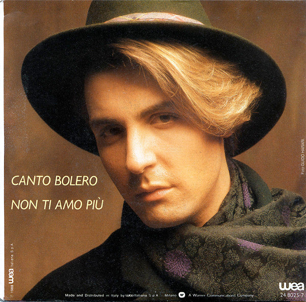 Stefano Ruffini : Canto Bolero (7")