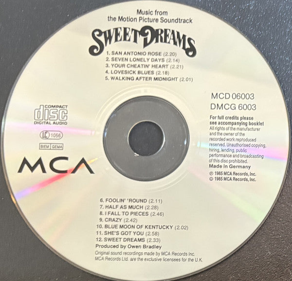 Patsy Cline : Sweet Dreams (CD)