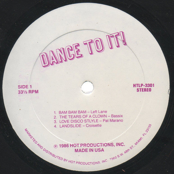Various : Dance To It! (LP, Comp)