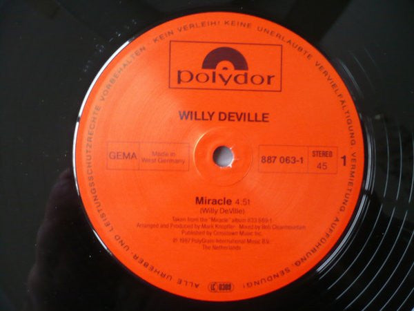 Willy DeVille : Miracle (12")
