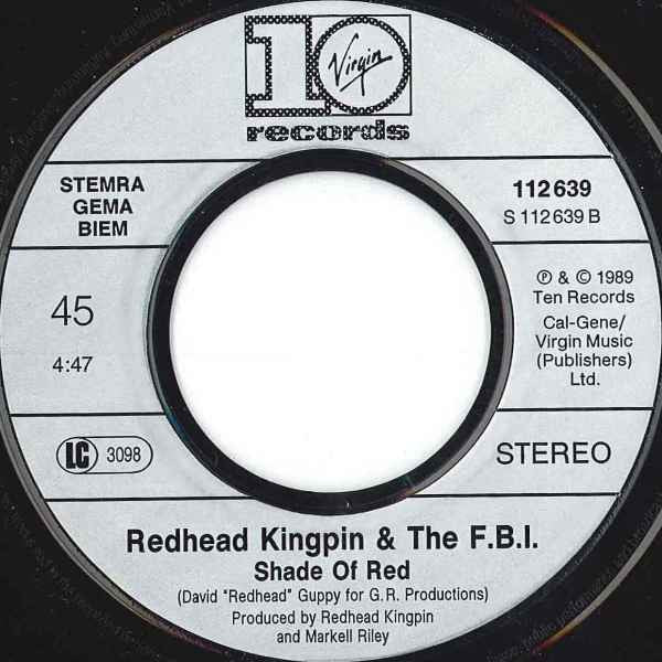 Redhead Kingpin And The FBI : Do The Right Thing (7", Single)