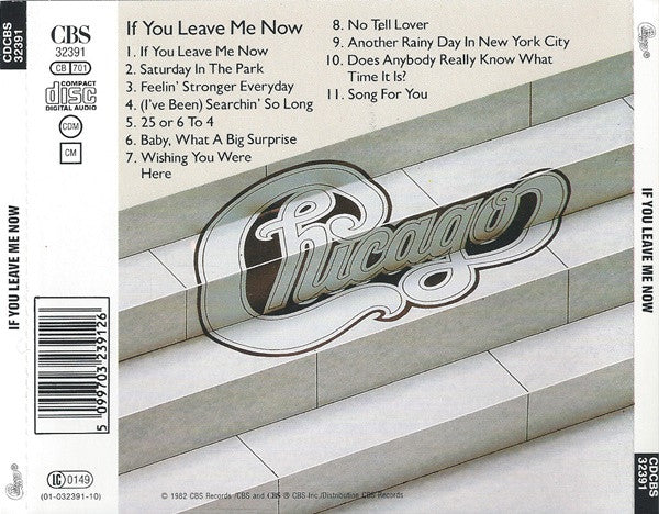 Chicago (2) : If You Leave Me Now (CD, Comp, RE)