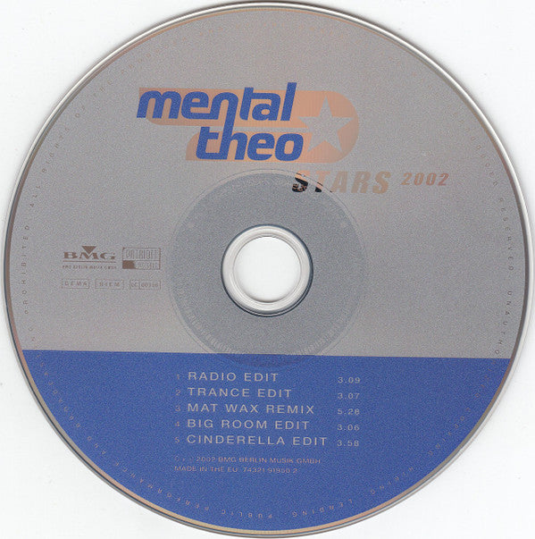 Mental Theo : Stars 2002 (CD, Maxi)