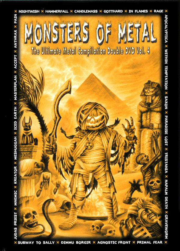 Various : Monsters Of Metal (The Ultimate Metal Compilation Vol. 4) (2xDVD-V, Comp, PAL)